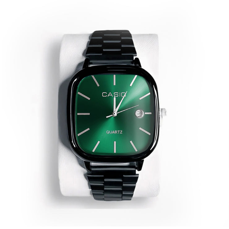 Casio Vintage Watch Black  - Green