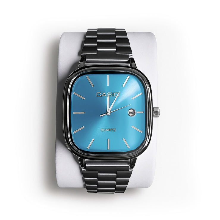Casio Vintage Watch Silver - Sky Blue