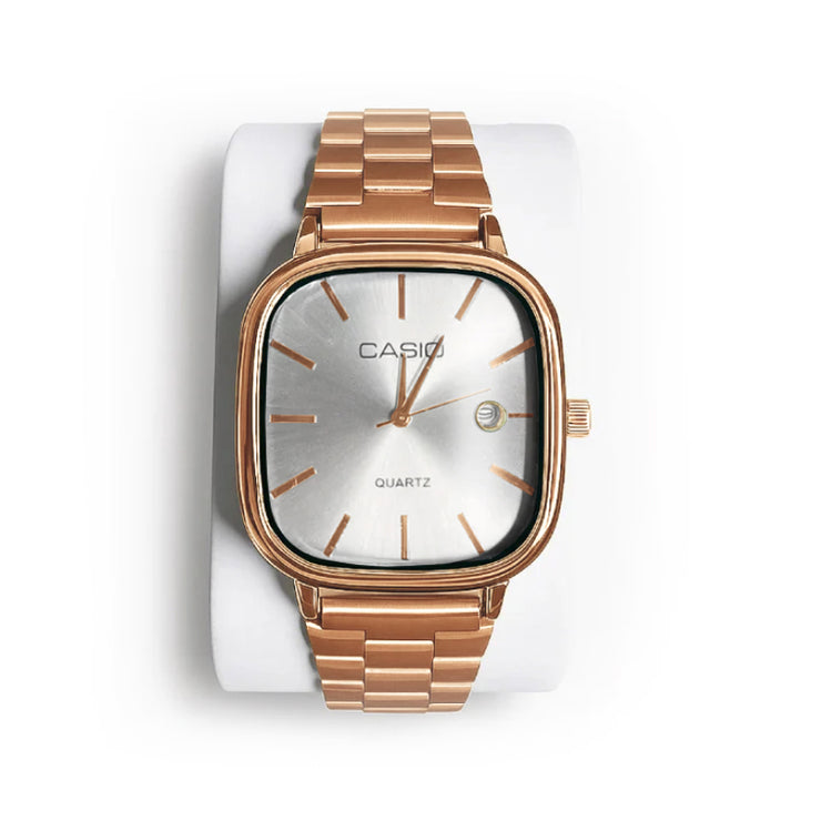 Casio Vintage Watch Rose Gold - Silver