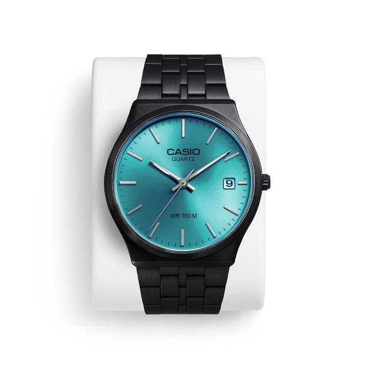 Casio Round Watch Black - Tiffany